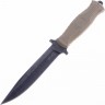 Нож КИЗЛЯР НР-18 черный рукоять эластрон 03191